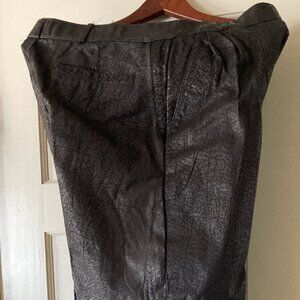 Brown Leather Pants Belavia Made in Korea Size 38